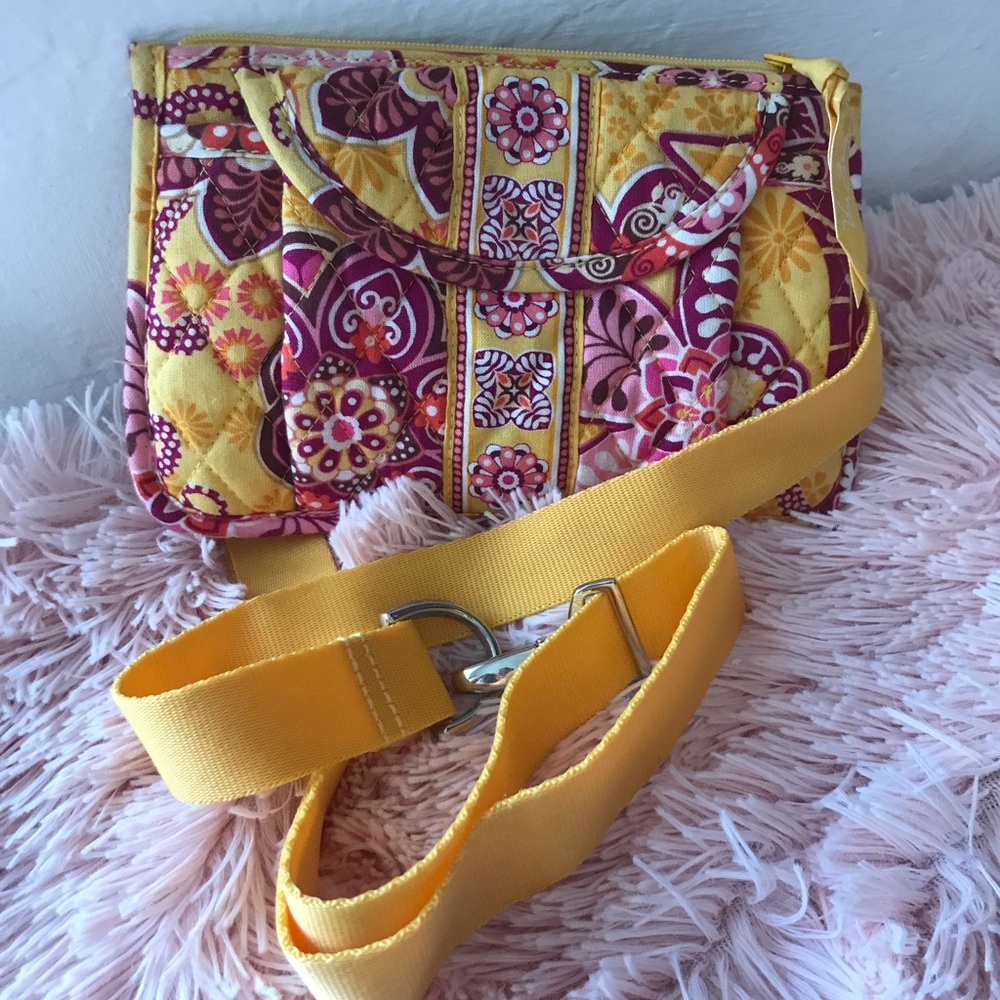 Vera Bradley Retired Yellow Belt Bag Fanny Pack